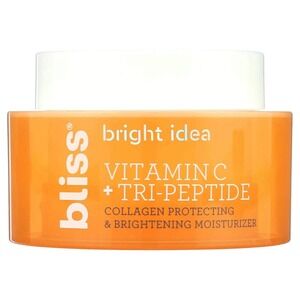 Bliss Bright Idea, Vitamin C + Tri-Peptide Moisturizer 1.7 fl oz 50 mL NEW
